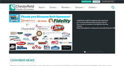 Desktop Screenshot of chesterfieldmochamber.com